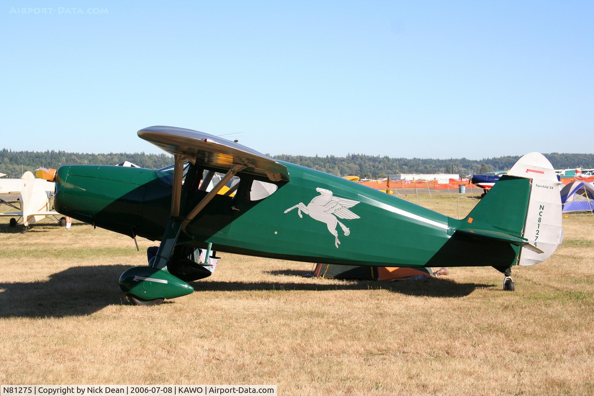 N81275, 1946 Fairchild 24W-46 C/N W46175, KAWO