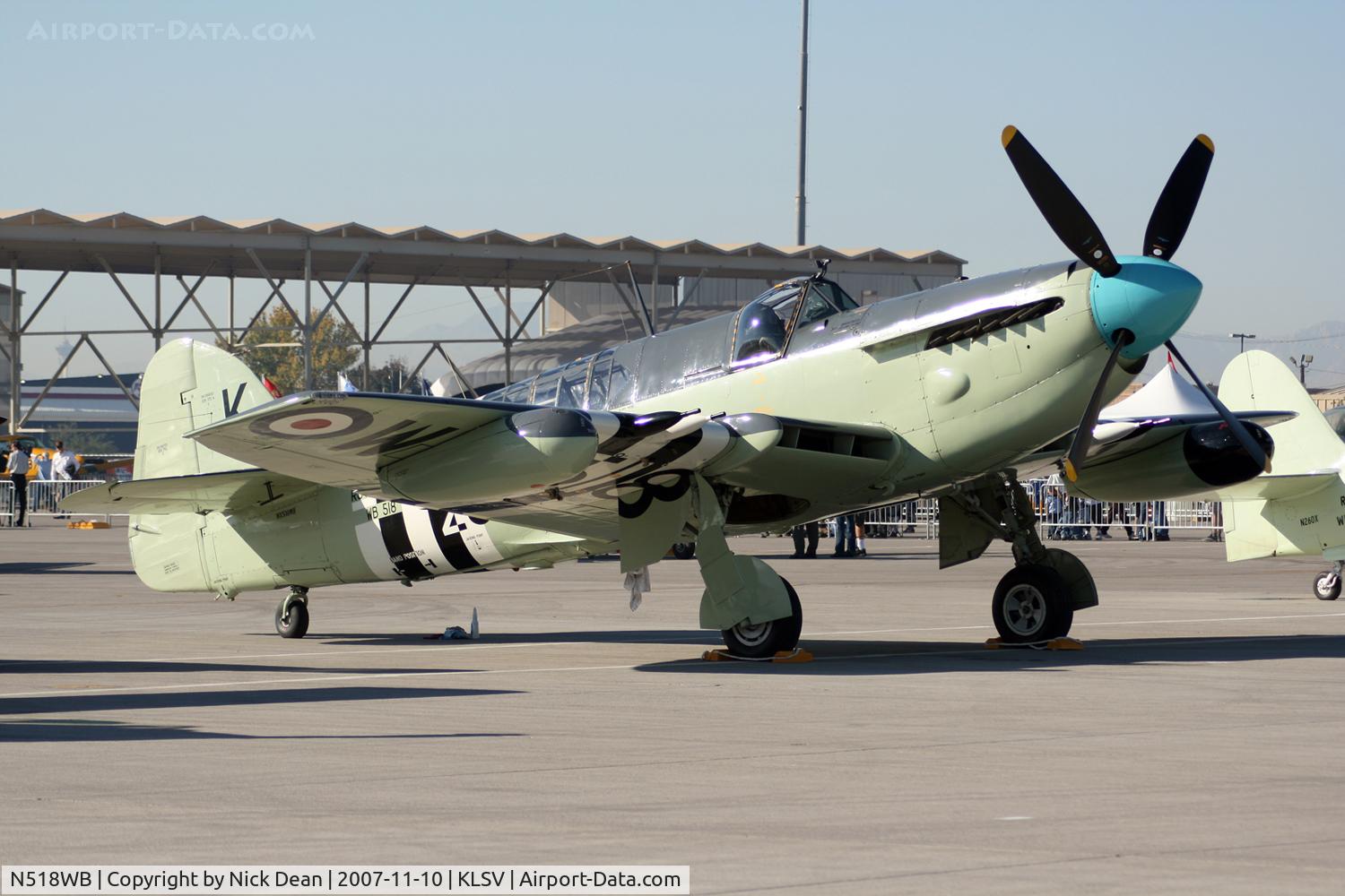 N518WB, 1950 Fairey Firefly AS.6 C/N F.8646, KLSV C/N F.8656