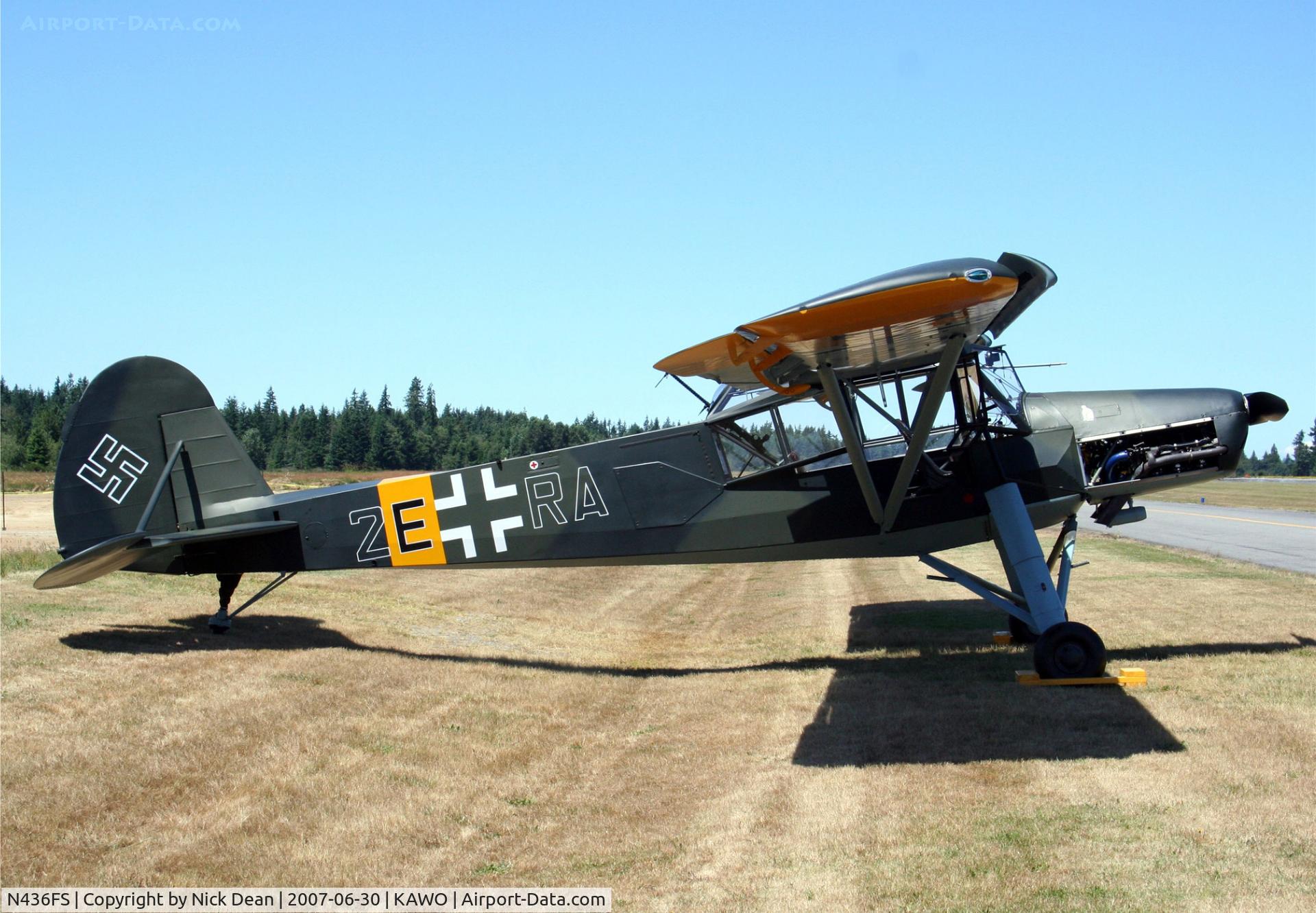 N436FS, Fieseler Fi-156C-2 Storch C/N 4362, KAWO