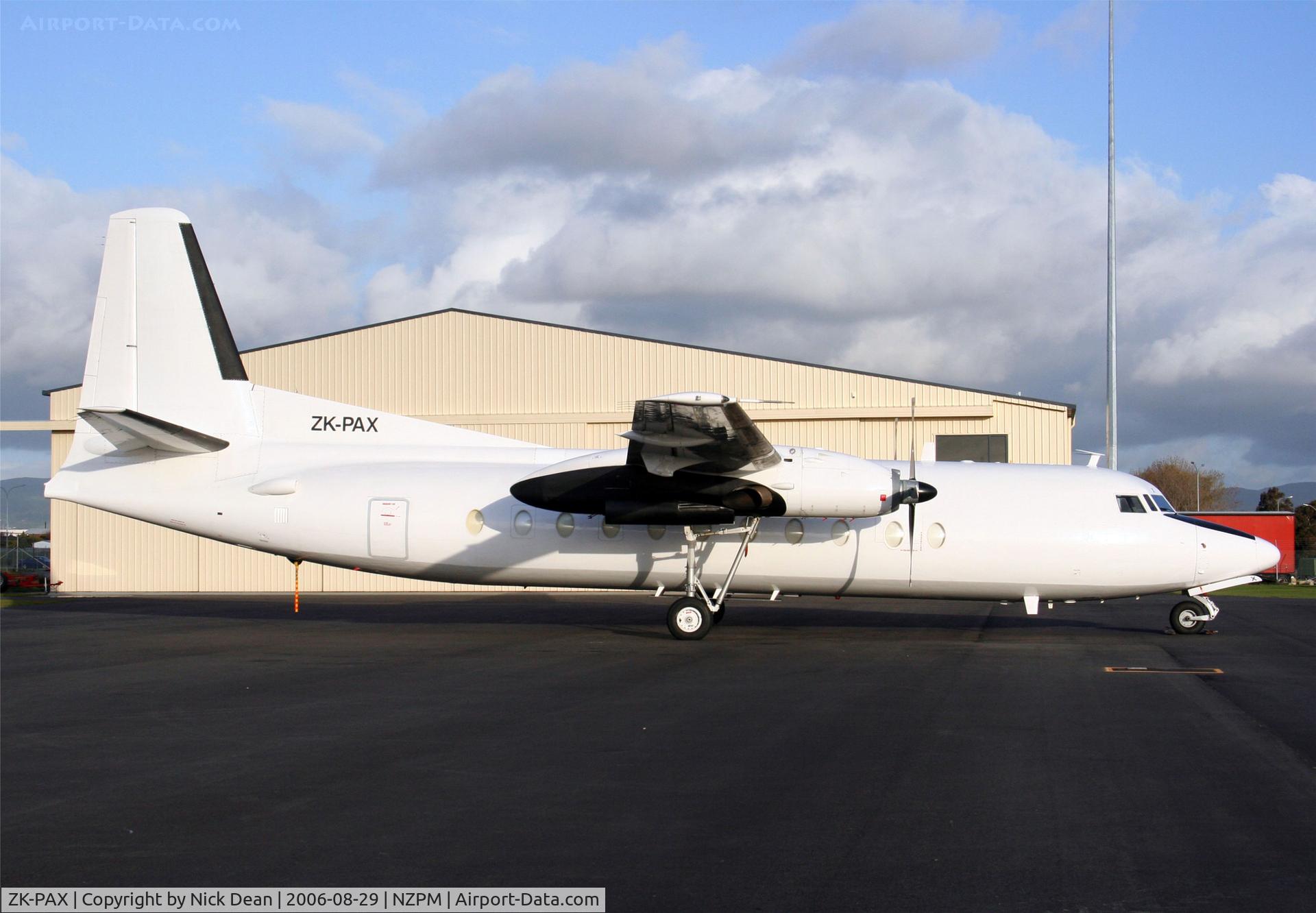 ZK-PAX, 1980 Fokker F-27-500 Friendship C/N 10596, NZPM