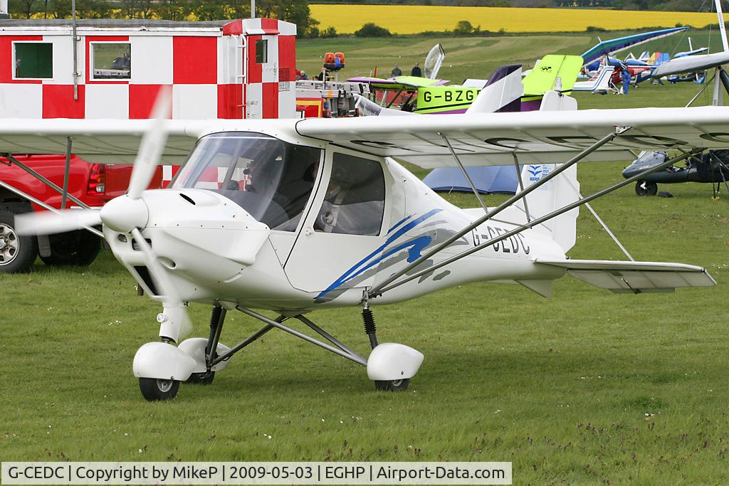 G-CEDC, 2006 Comco Ikarus C42 FB100 C/N 0607-6831, Pictured during the 2009 Microlight Trade Fair.