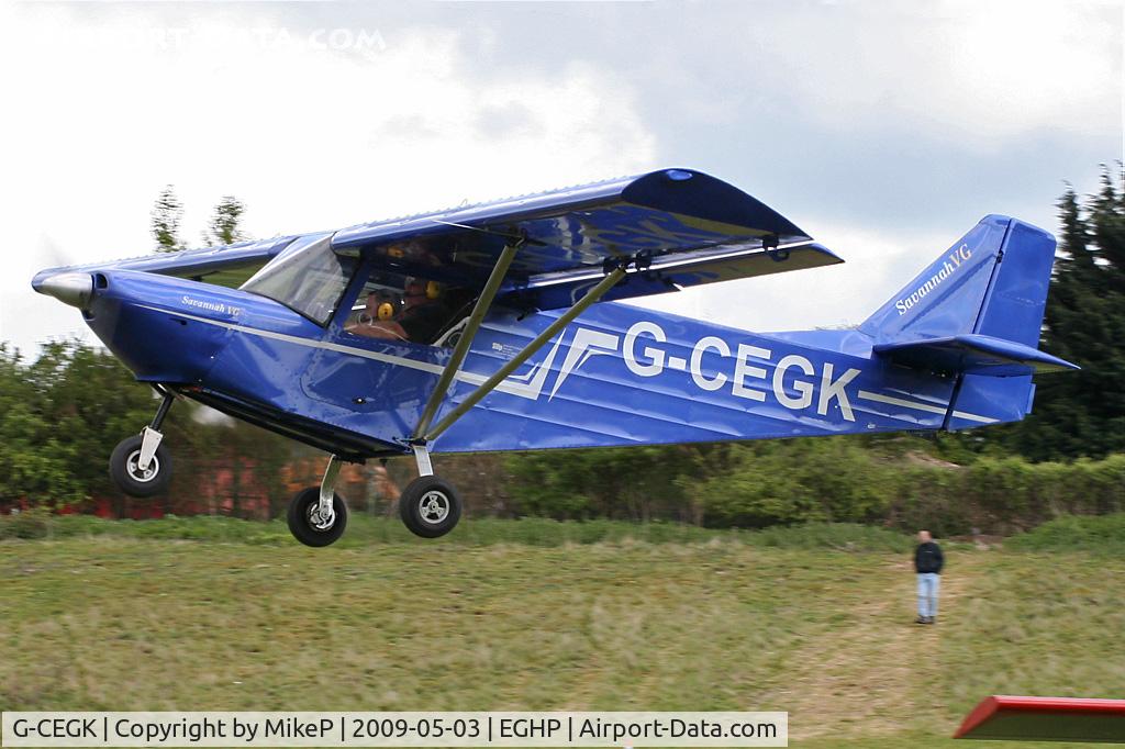 G-CEGK, 2006 ICP MXP-740 Savannah Jabiru(1) C/N BMAA/HB/515, Pictured during the 2009 Microlight Trade Fair.