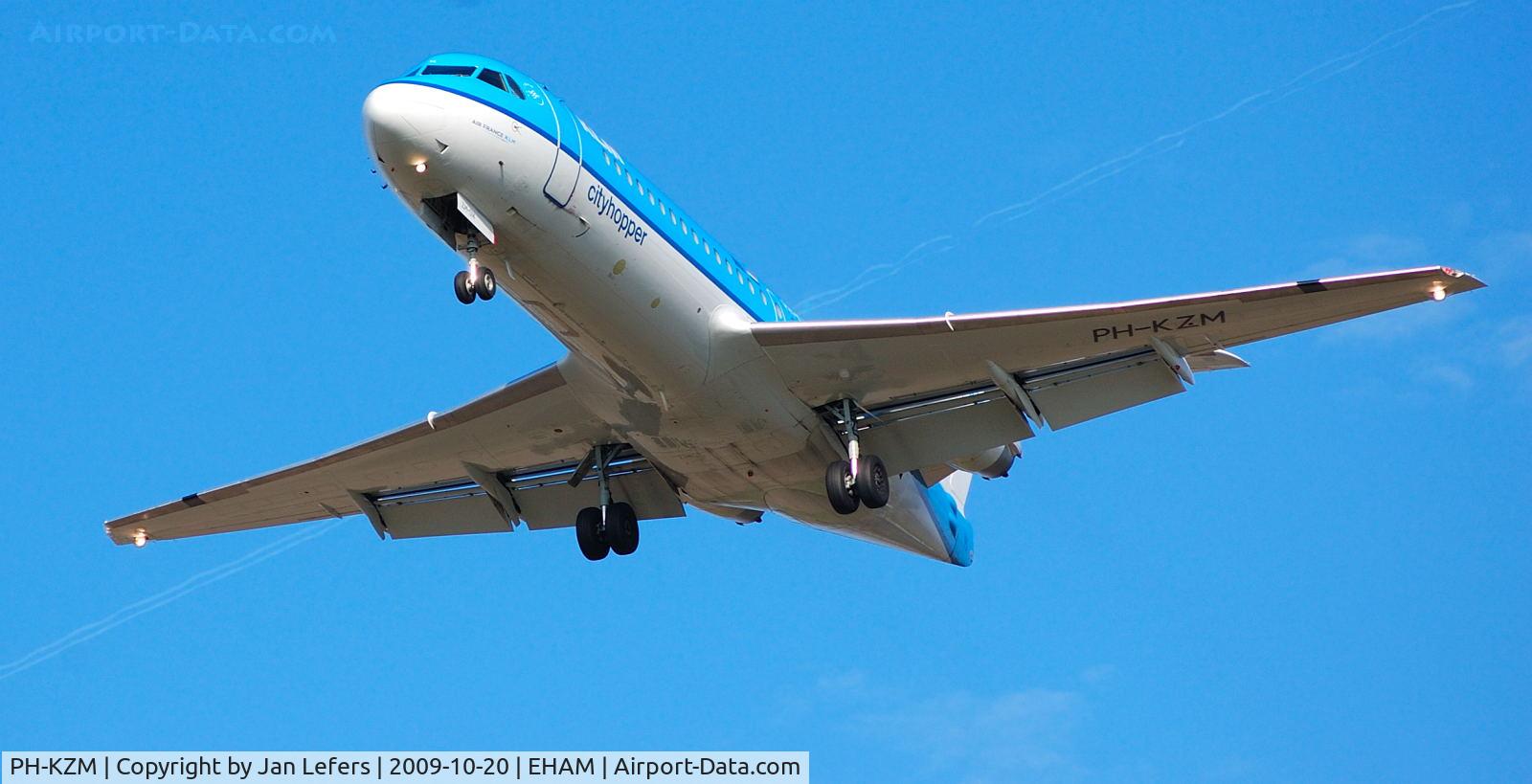 PH-KZM, 1995 Fokker 70 (F-28-0070) C/N 11561, KLM Fokker