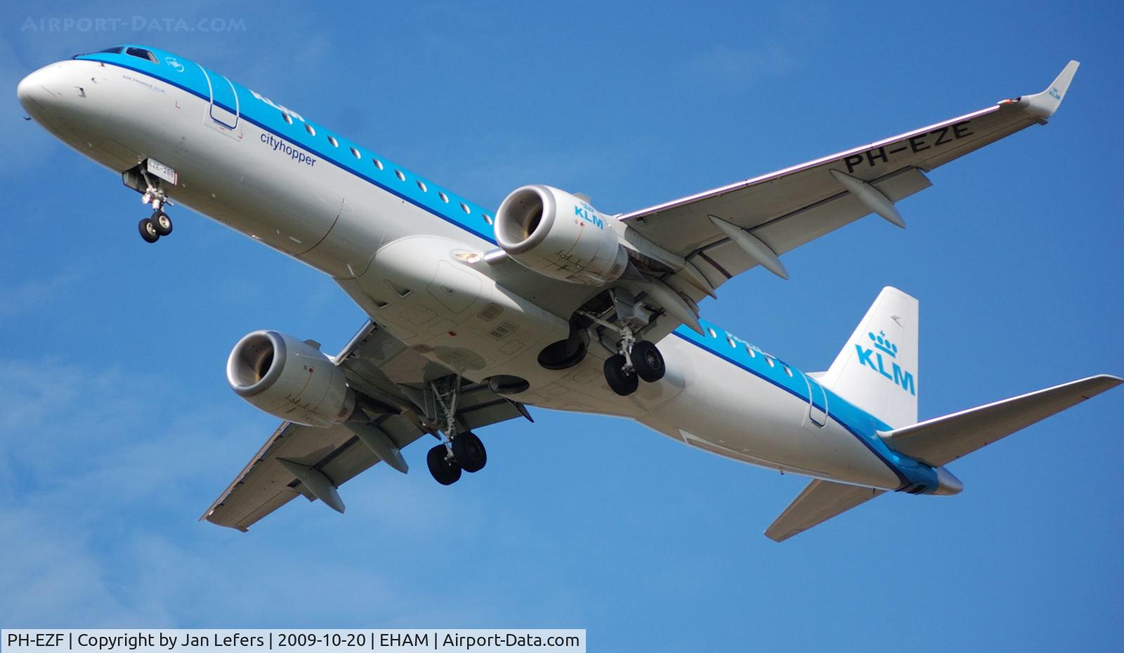 PH-EZF, 2009 Embraer 190LR (ERJ-190-100LR) C/N 19000304, Embraer ERJ-190