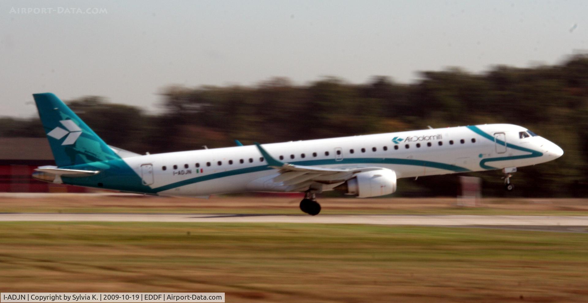 I-ADJN, 2009 Embraer 195LR (ERJ-190-200LR) C/N 19000270, Air Dolomiti