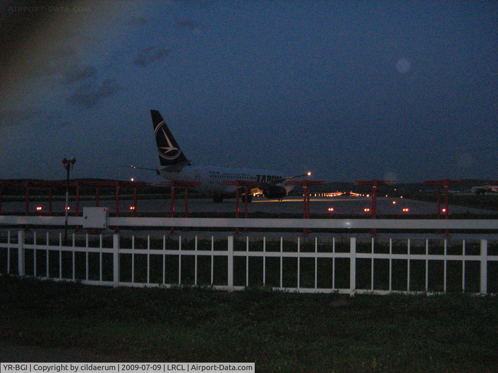 YR-BGI, 2003 Boeing 737-78J C/N 28439, After landing from LEMD