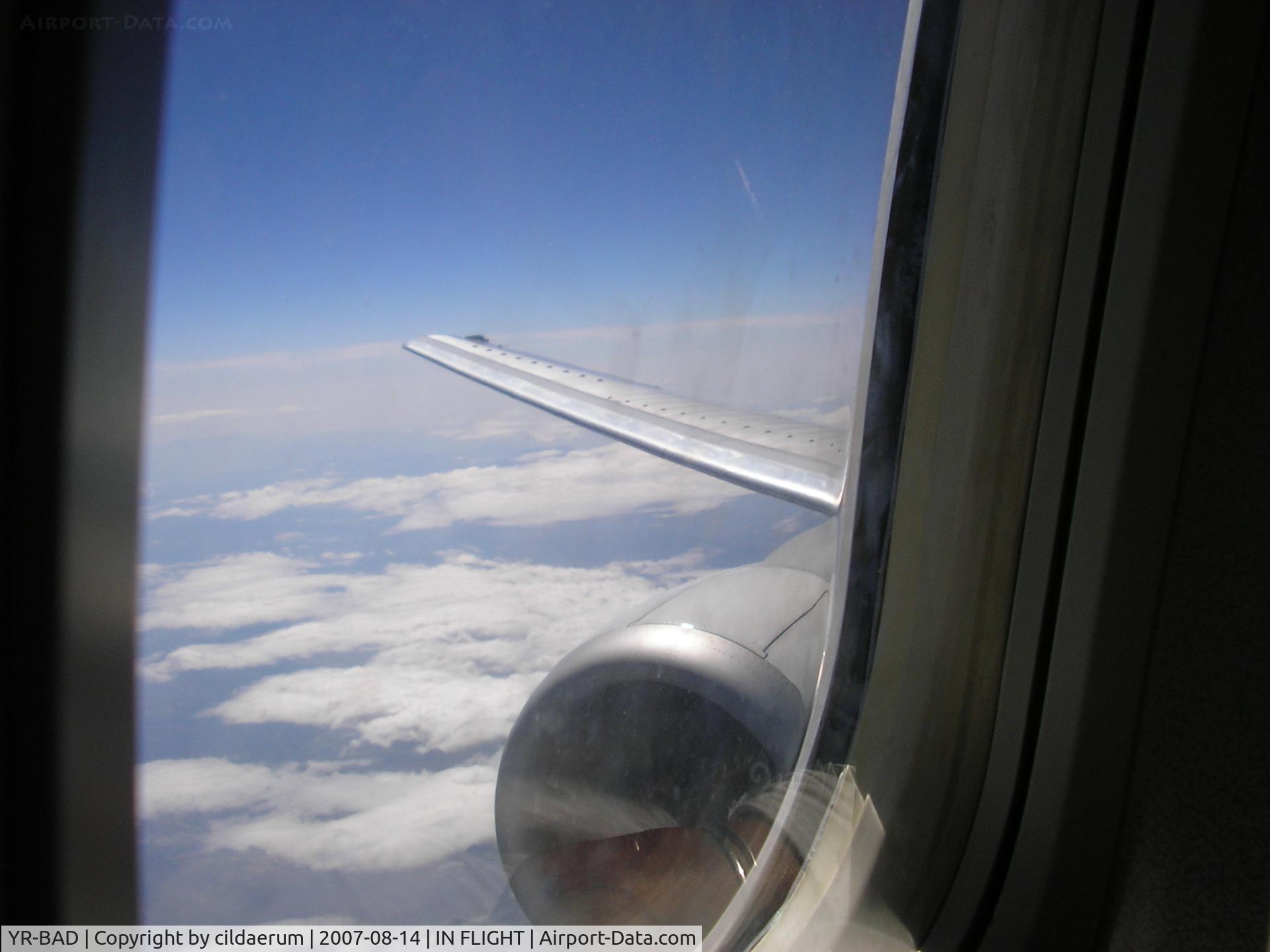 YR-BAD, 1992 Boeing 737-4C9 C/N 25429, IN FLIGHT