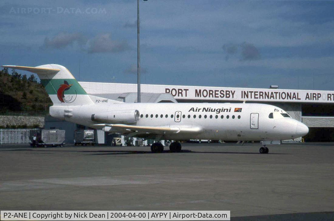 P2-ANE, 1971 Fokker F.28-1000 Fellowship C/N 11033, AYPY