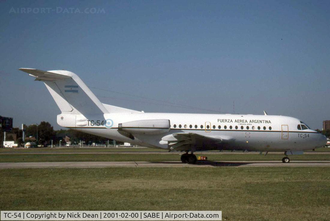 TC-54, 1969 Fokker F.28-1000 Fellowship C/N 11018, SABE