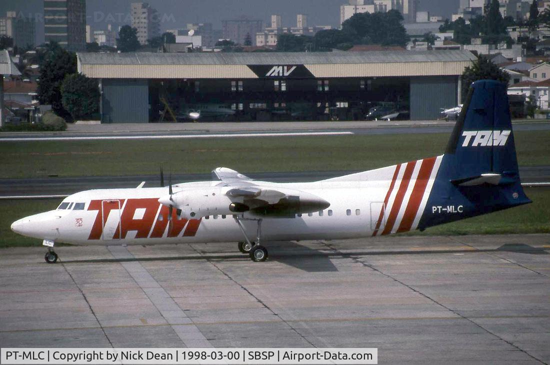 PT-MLC, 1990 Fokker 50 C/N 20202, SBSP