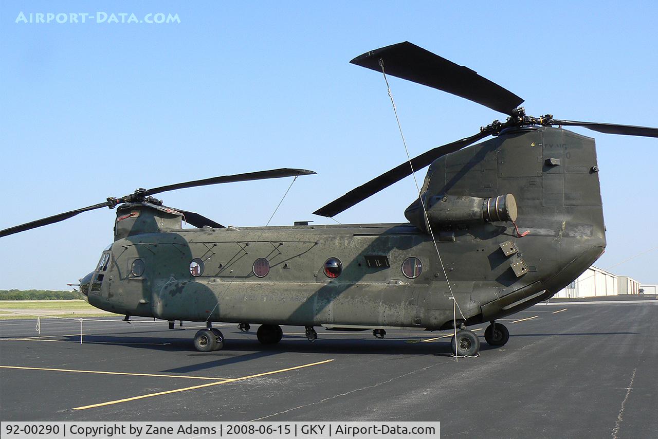 92-00290, 1963 Boeing Vertol CH-47D Chinook C/N M.3431, US ANG CH-47 at Arlington Municipal