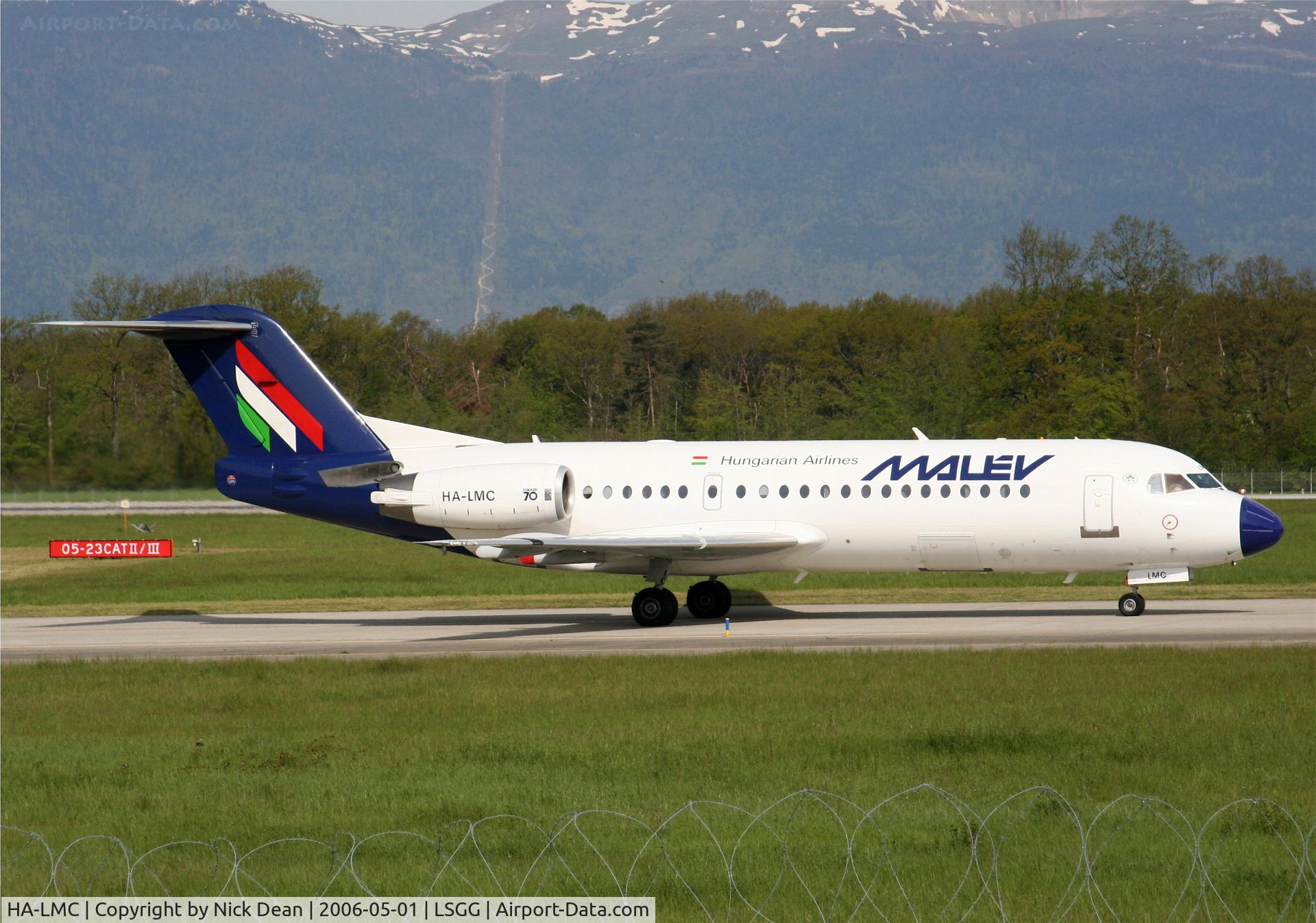 HA-LMC, 1996 Fokker 70 (F-28-0070) C/N 11569, LSGG