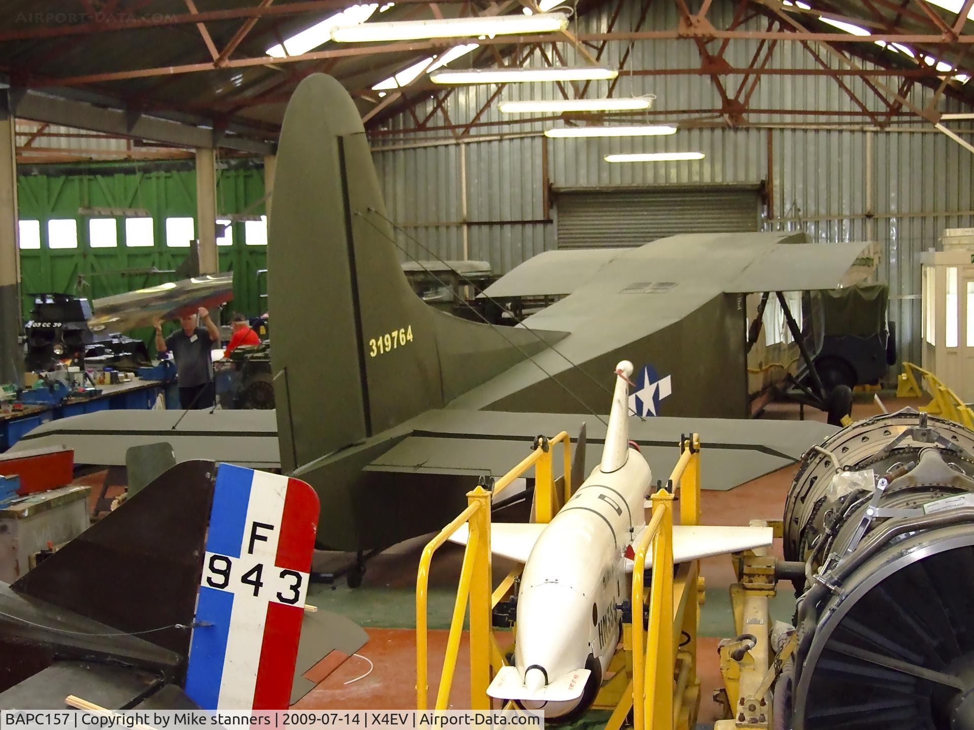 BAPC157, Waco CG-4A Hadrian Replica C/N BAPC.157, CG.4A Hadrian WW2 Glider,Yorkshire air museum