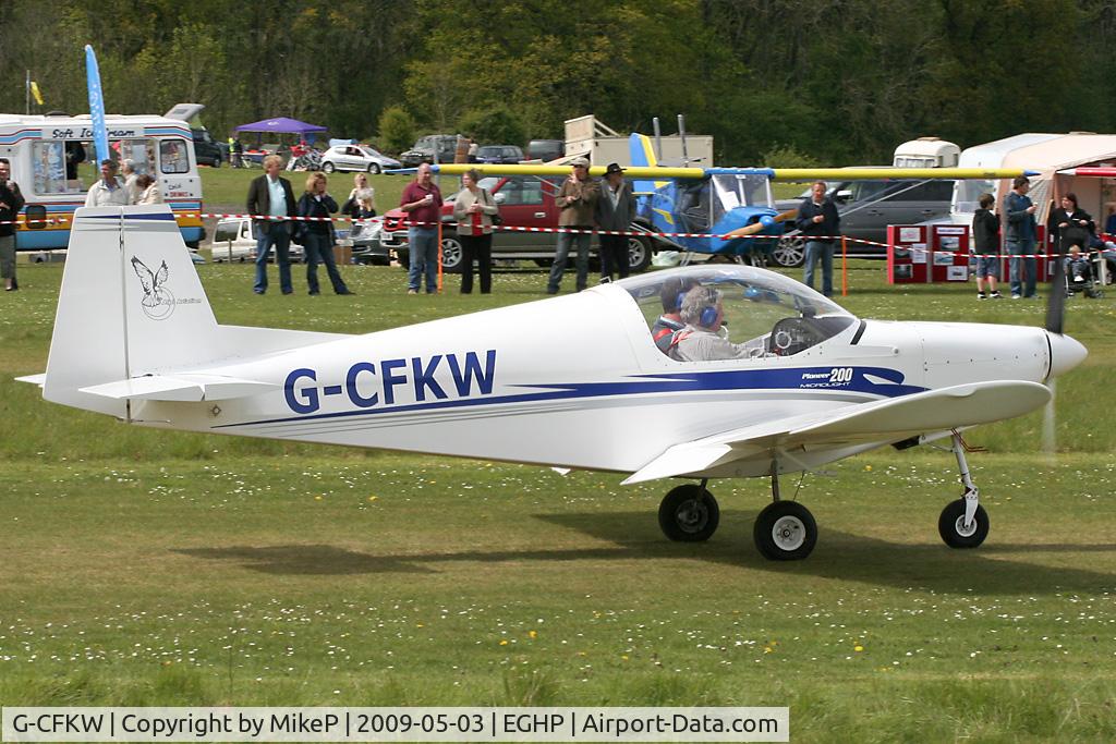G-CFKW, 2008 Alpi Aviation Pioneer 200-M C/N LAA 334-14828, Pictured during the 2009 Microlight Trade Fair.
