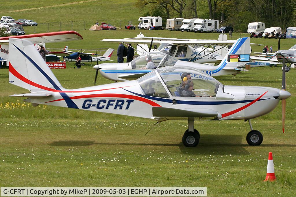 G-CFRT, 2008 Cosmik EV-97 TeamEurostar UK C/N 3224, Pictured during the 2009 Microlight Trade Fair.