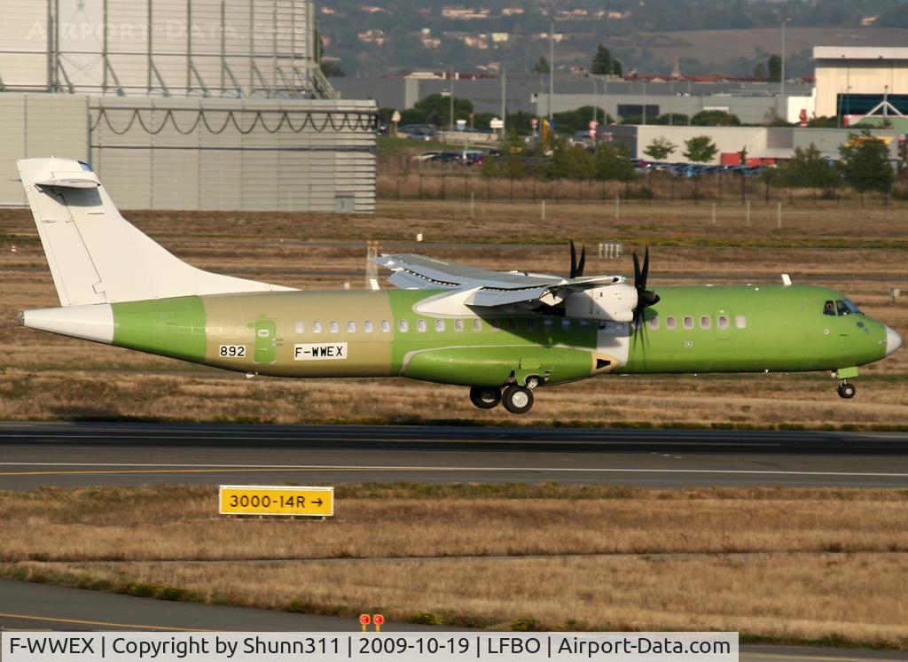 F-WWEX, 2009 ATR 72-212A C/N 892, C/n 892 - For Vietnam Airlines...