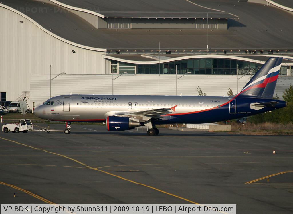VP-BDK, 2003 Airbus A320-214 C/N 2106, On overhaul at Air France facility...