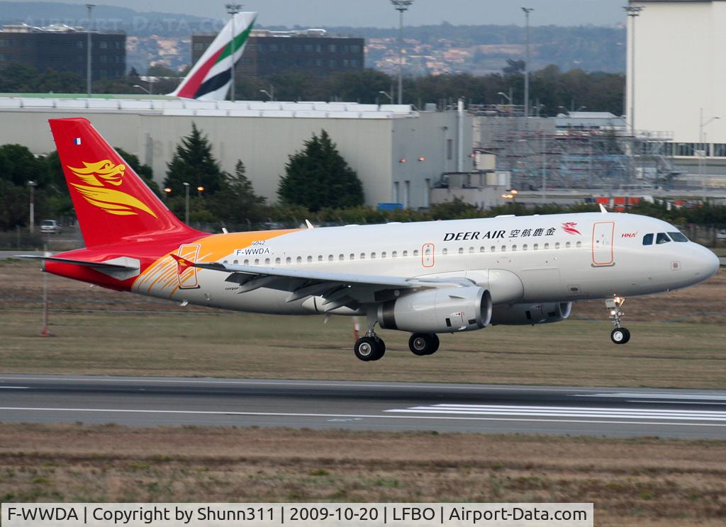 F-WWDA, 2009 Airbus ACJ319 (A319-133/CJ) C/N 4042, C/n 4042 - A319CJ