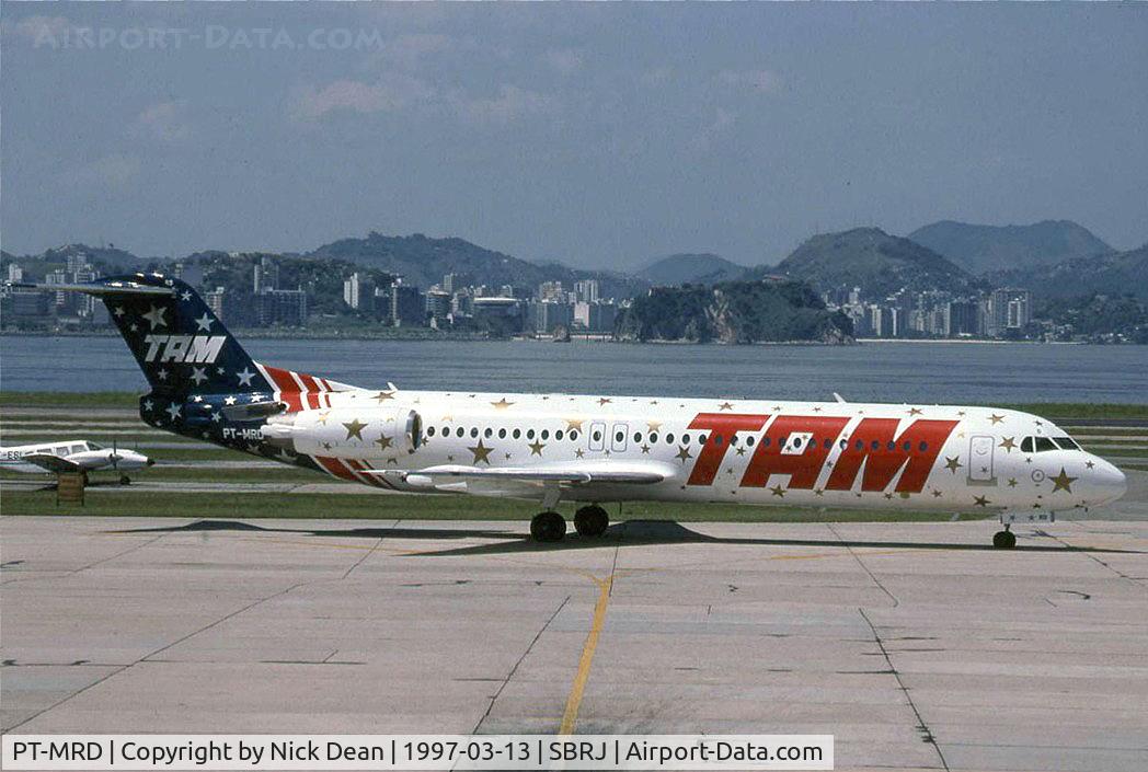 PT-MRD, 1991 Fokker 100 (F-28-0100) C/N 11322, SBRJ