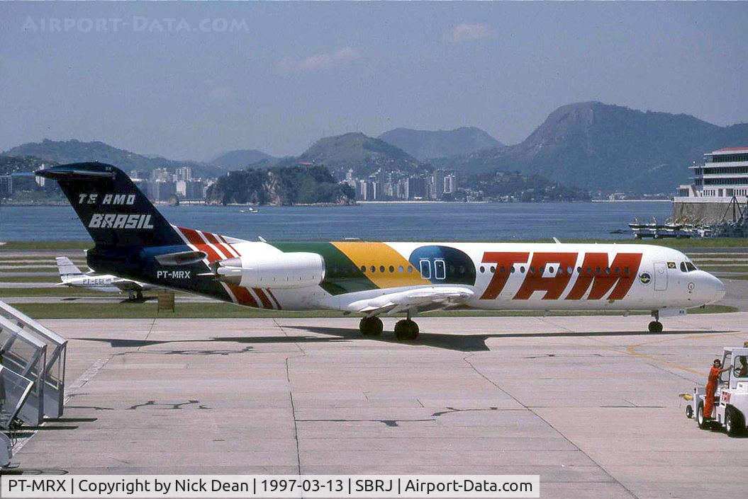 PT-MRX, 1991 Fokker 100 (F-28-0100) C/N 11341, SBRJ