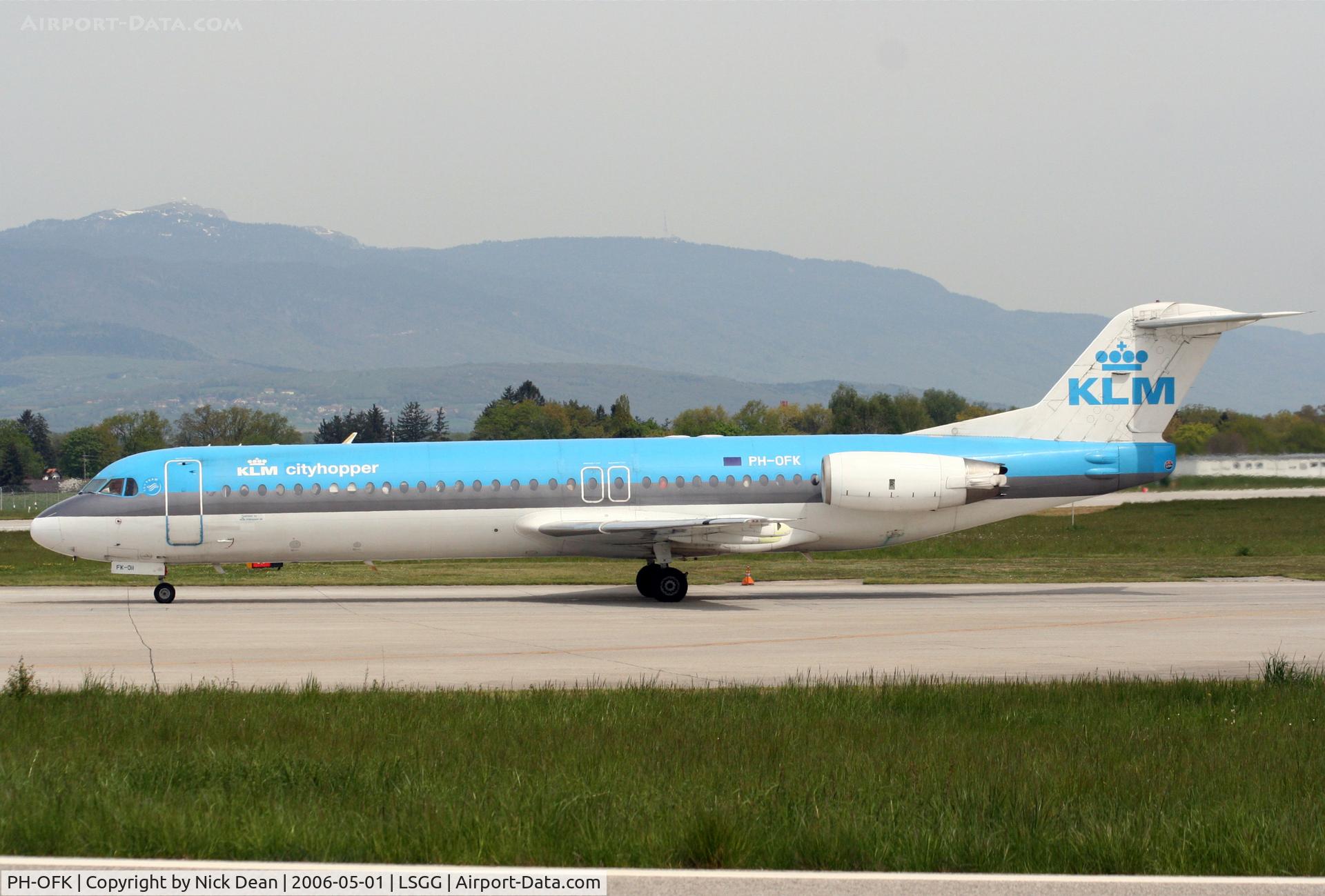PH-OFK, 1988 Fokker 100 (F-28-0100) C/N 11249, LSGG