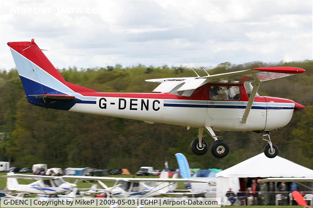 G-DENC, 1966 Reims F150G C/N 0107, Pictured landing during the 2009 Microlight Trade Fair.