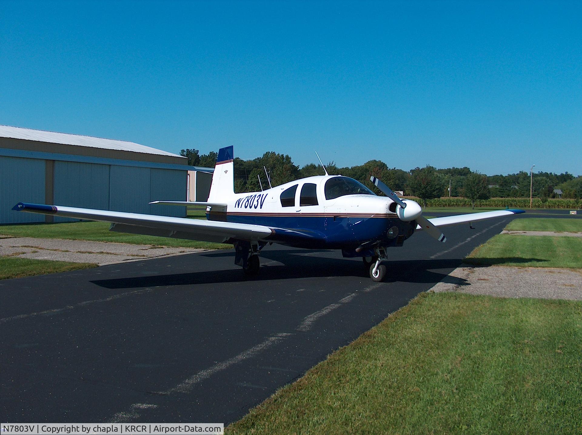 N7803V, 1964 Mooney M20C Ranger C/N 2787, New Paint Scheme