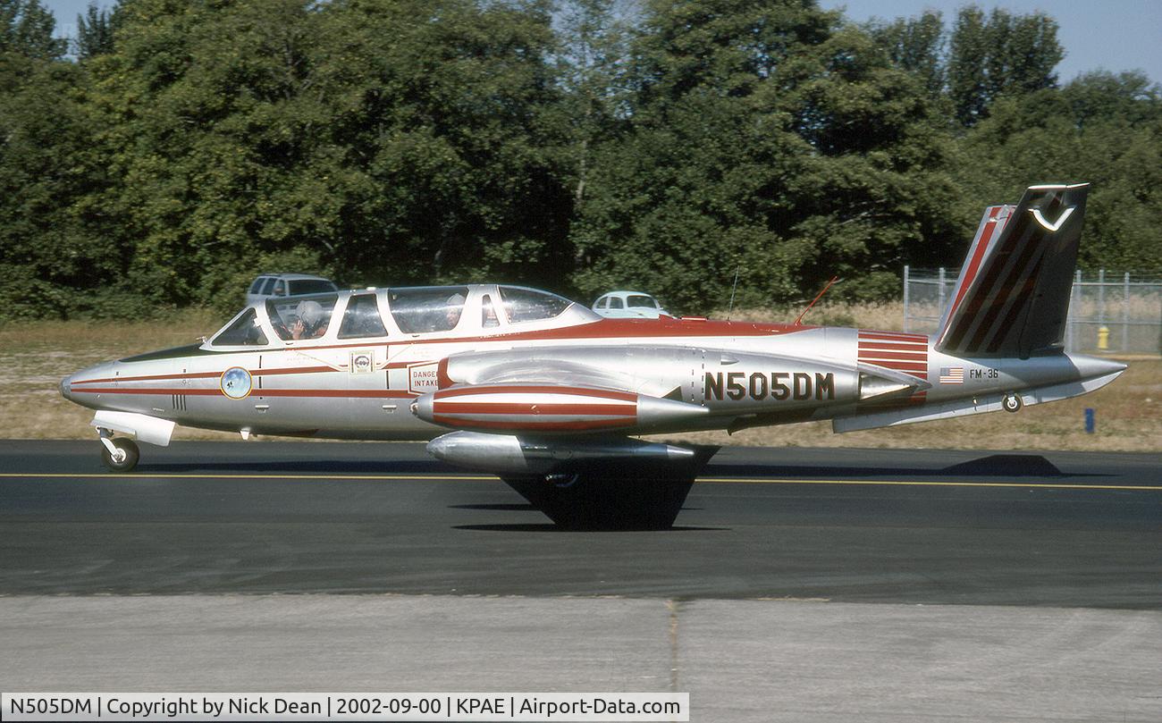 N505DM, 1962 Fouga (Valmet) CM-170R Magister C/N FM-36, KPAE