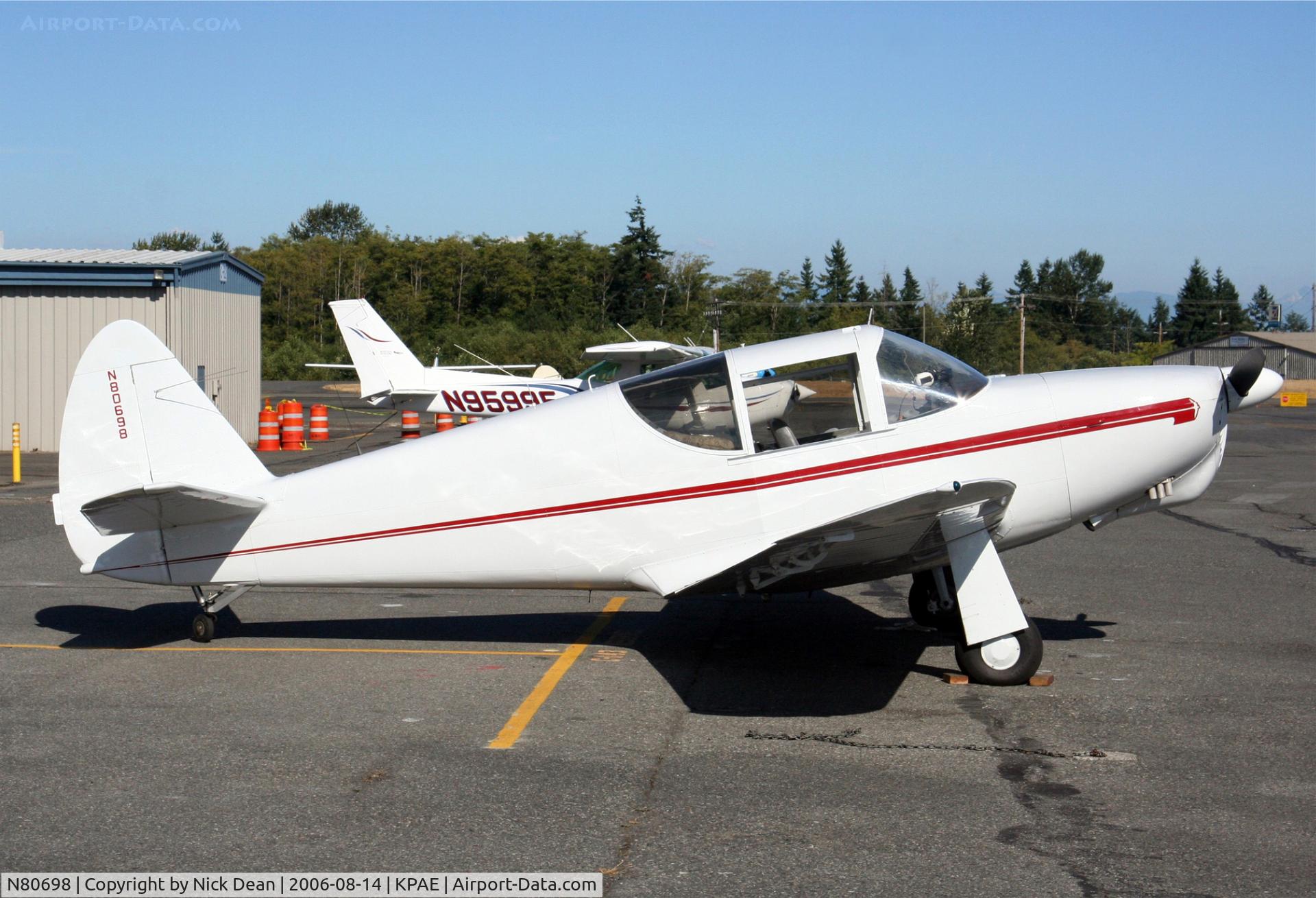 N80698, 1946 Globe GC-1B Swift C/N 1103, KPAE