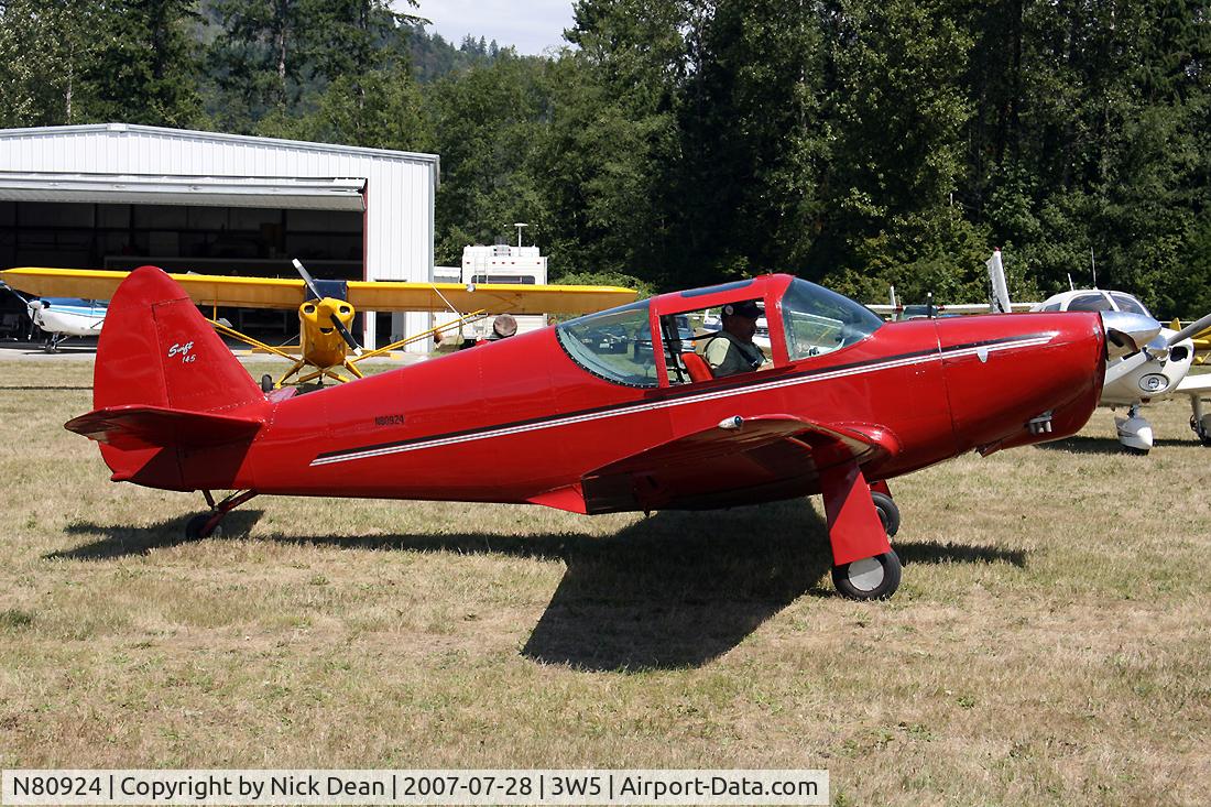 N80924, 1946 Globe GC-1B Swift C/N 1117, 3W5