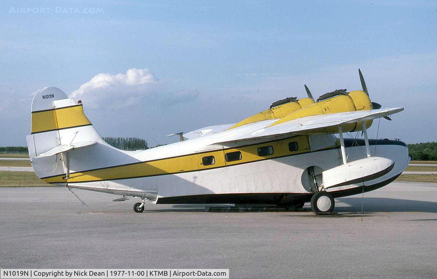 N1019N, 1943 Grumman G-21A Goose C/N B-30, KTMB