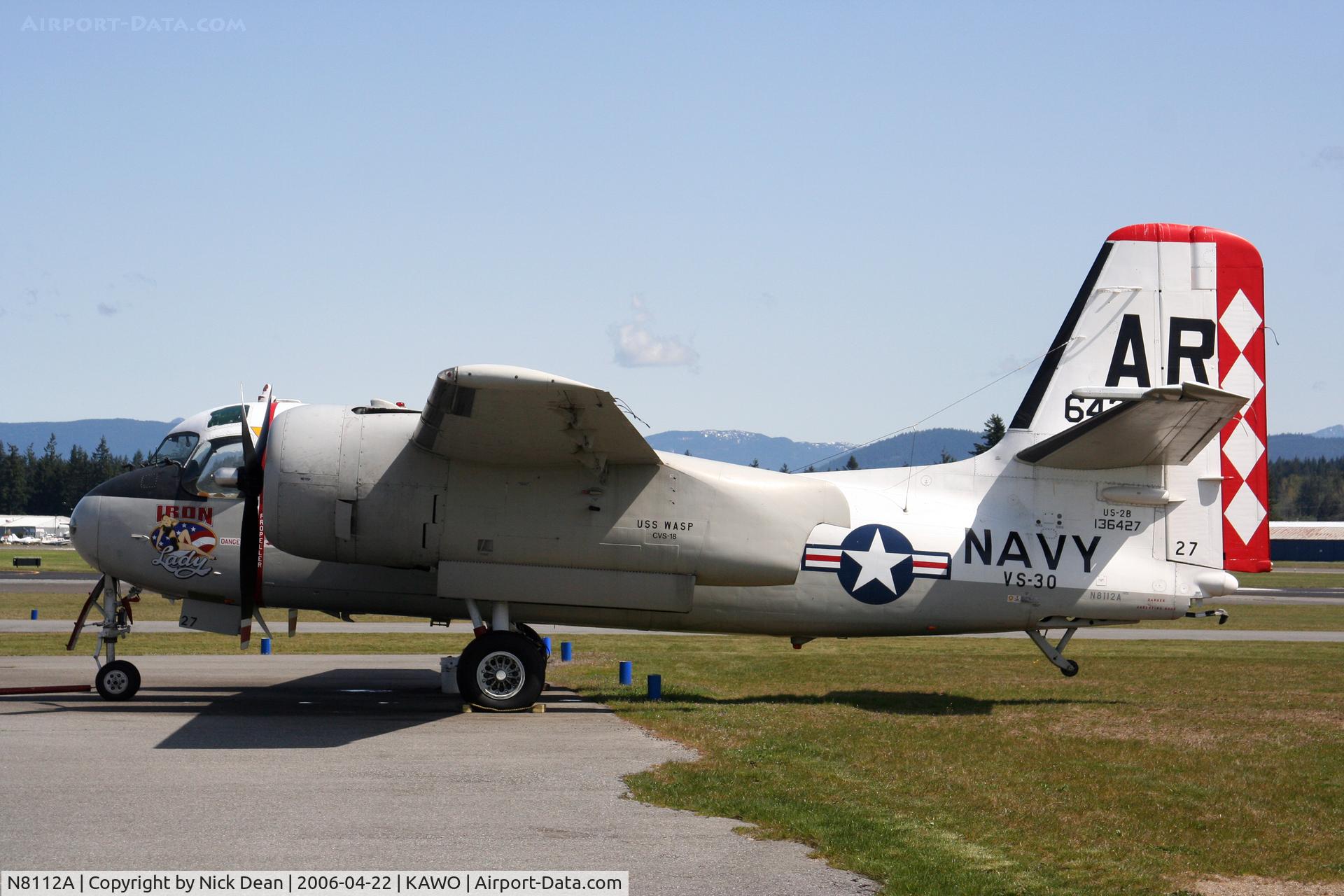N8112A, 1957 Grumman S-2A Tracker C/N 336, KAWO