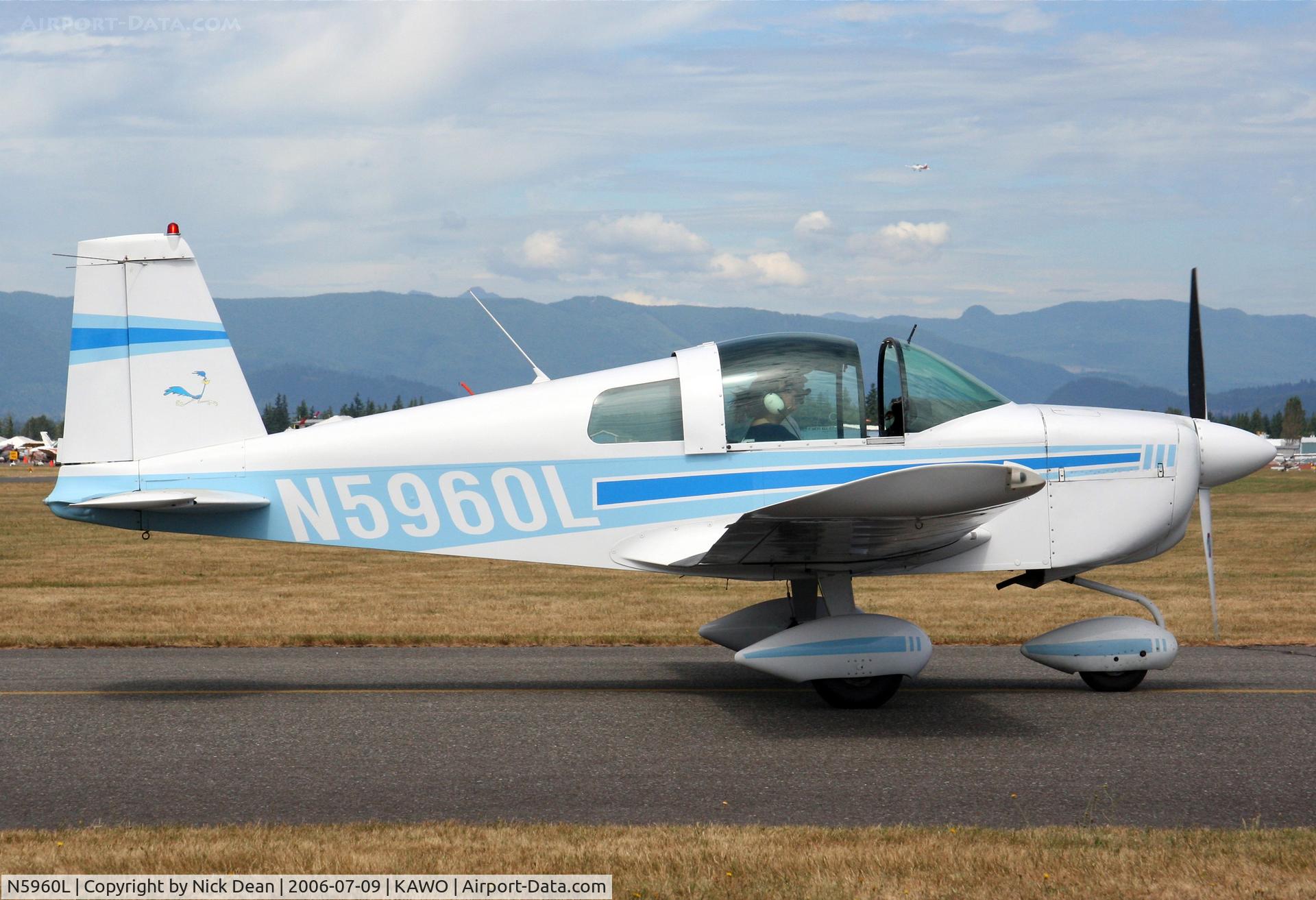 N5960L, 1969 American AA-1 Yankee C/N AA1-0260, KAWO