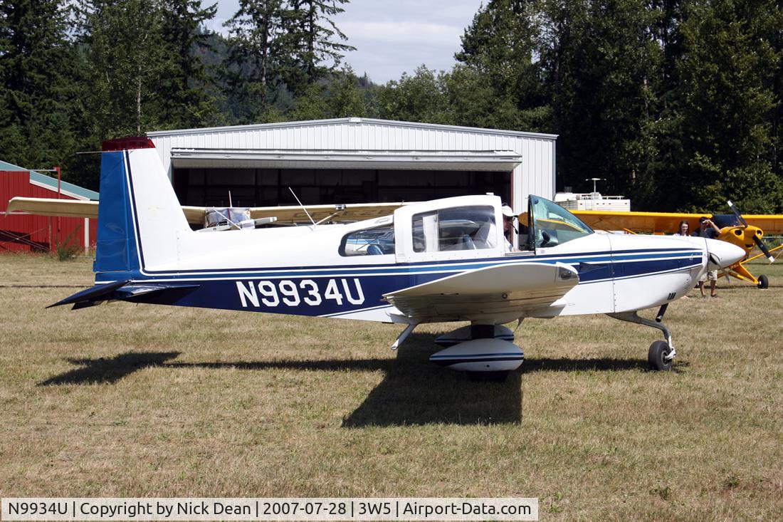 N9934U, Grumman American AA-5A Cheetah C/N AA5A0334, 3W5
