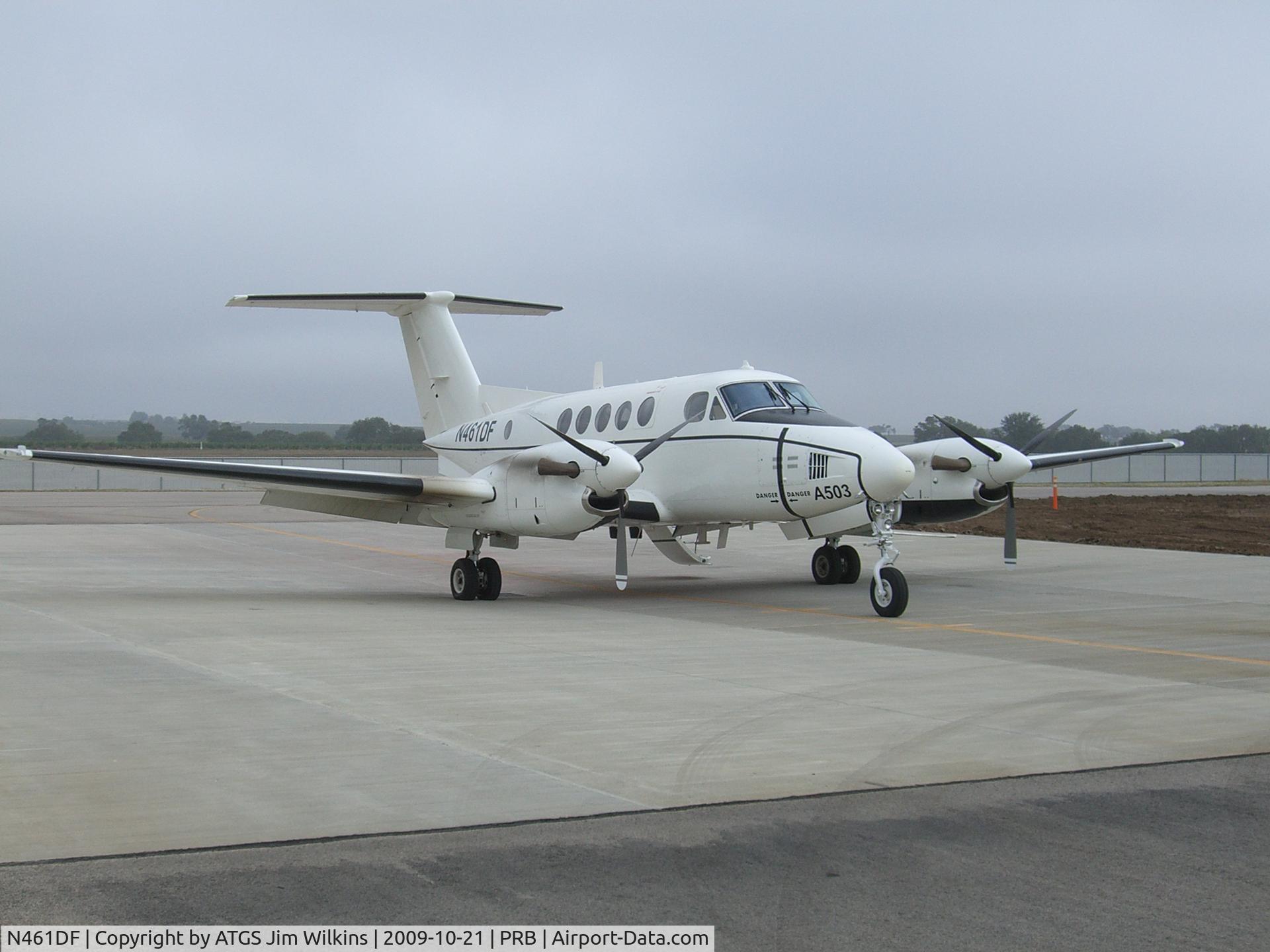 N461DF, 1981 Beech C-12D-1 Huron C/N BP-029, Paso Robles Ca.