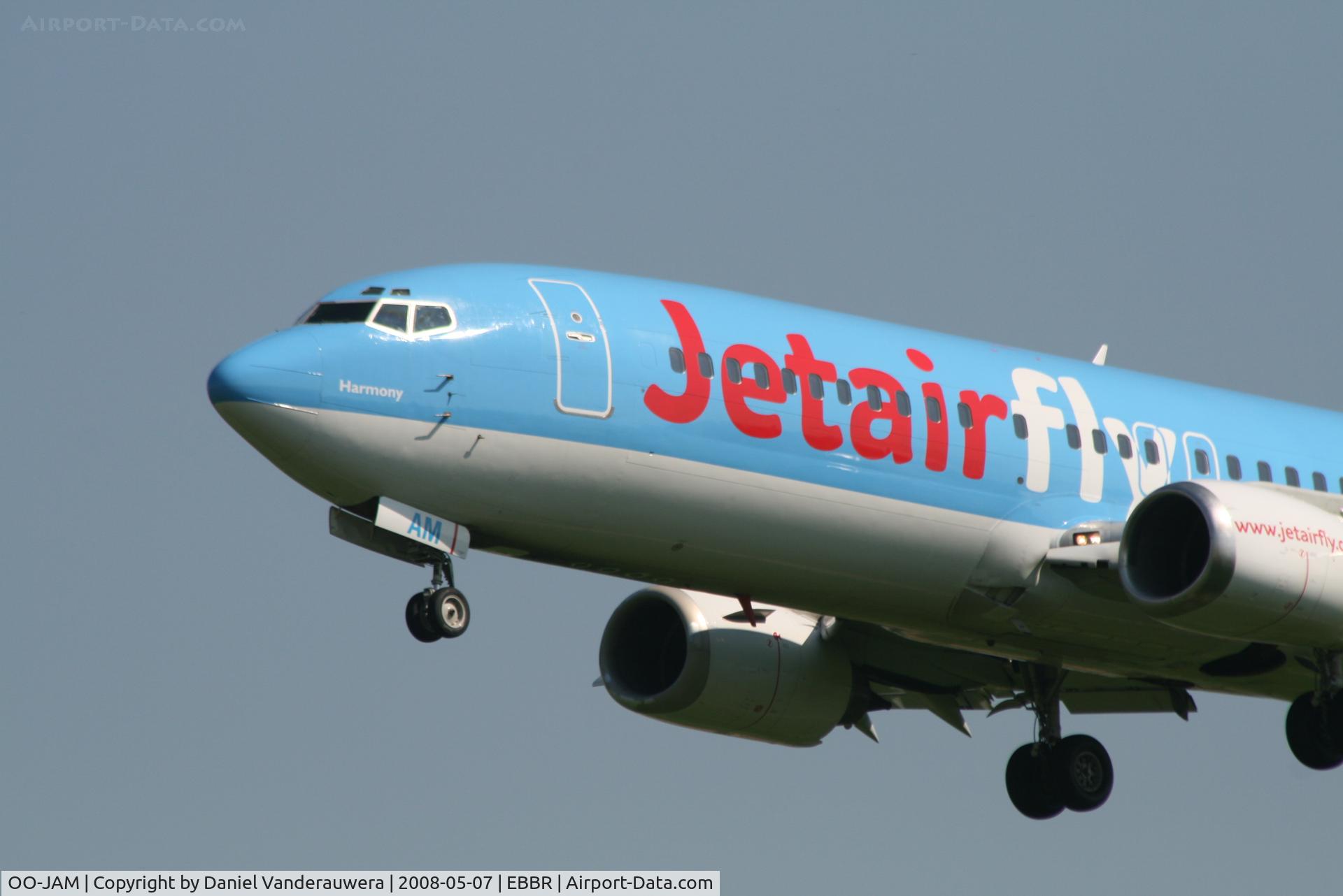 OO-JAM, 1997 Boeing 737-46J C/N 28867, arrival of flight JAF3358 to rwy 25L