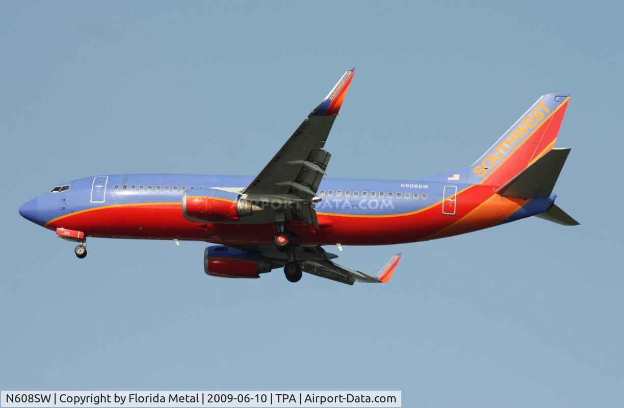 N608SW, 1995 Boeing 737-3H4 C/N 27928, Southwest 737-300