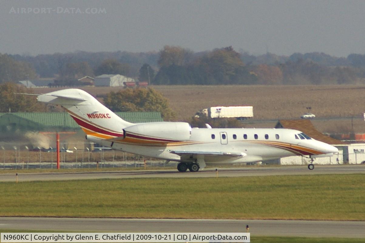 N960KC, 1996 Cessna 750 Citation X Citation X C/N 750-0011, Holding short of Runway 27