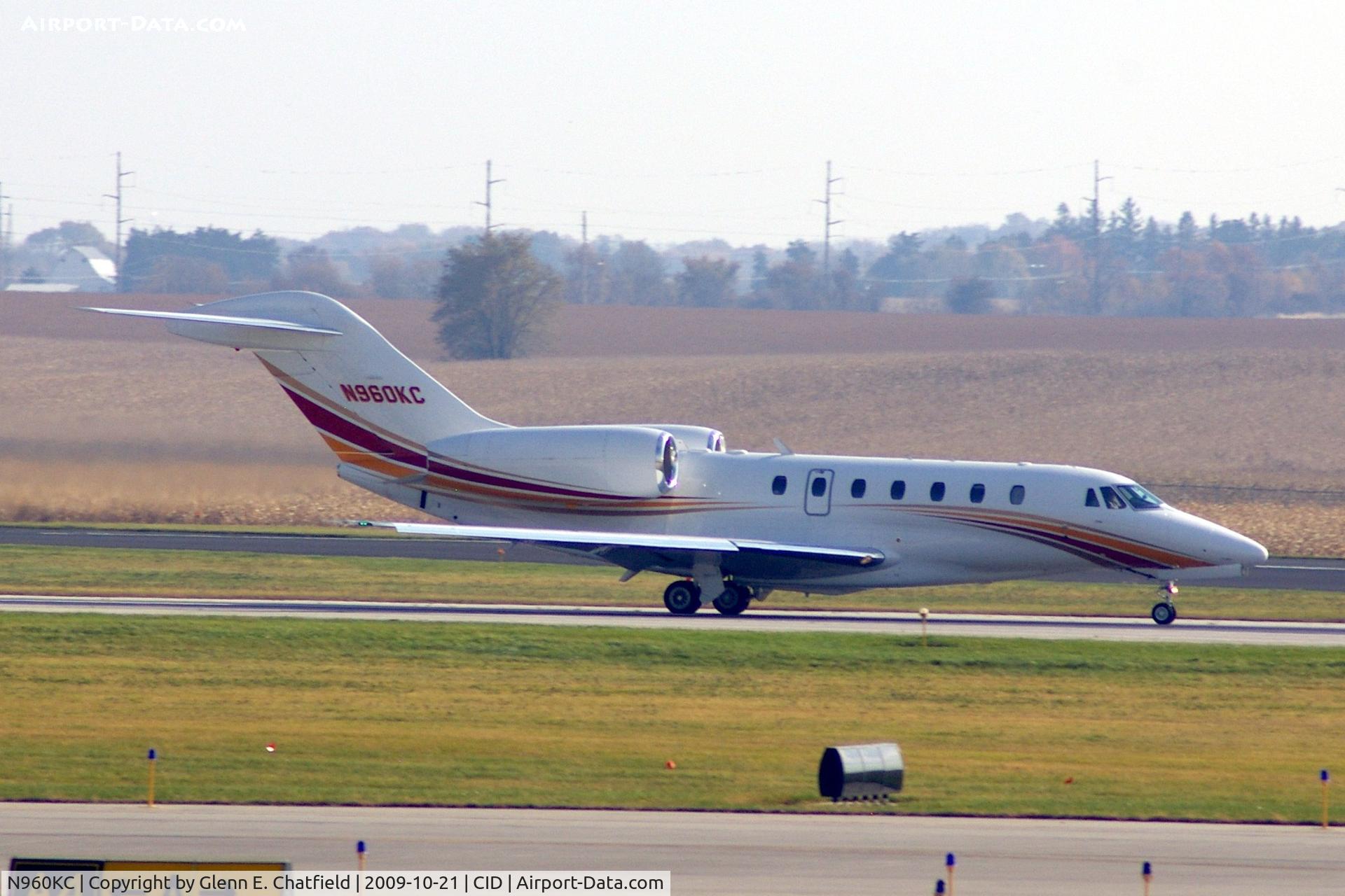 N960KC, 1996 Cessna 750 Citation X Citation X C/N 750-0011, Take-off roll Runway 27