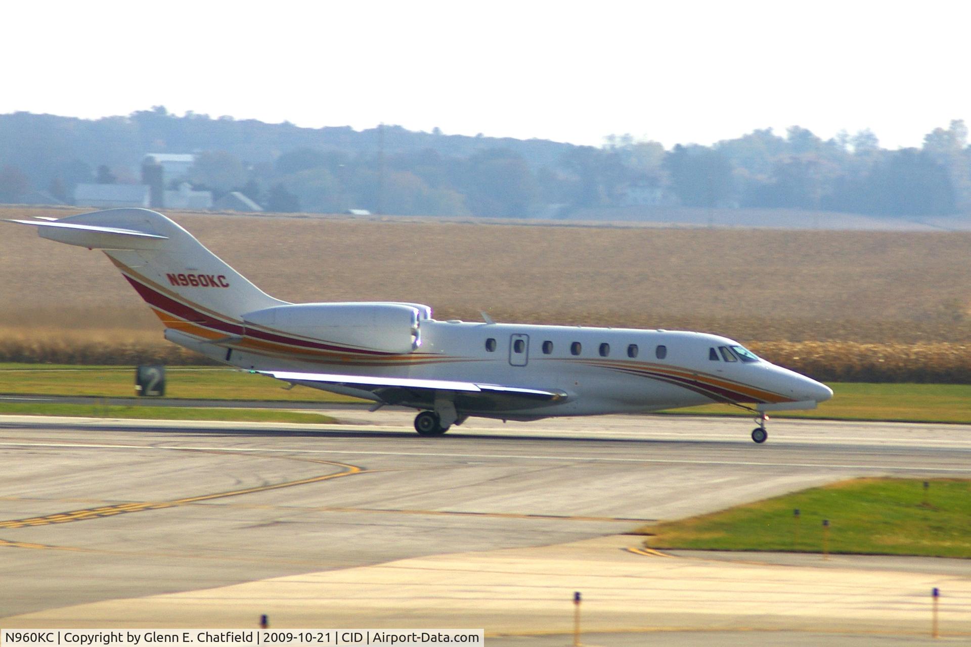 N960KC, 1996 Cessna 750 Citation X Citation X C/N 750-0011, Take-off roll Runway 27