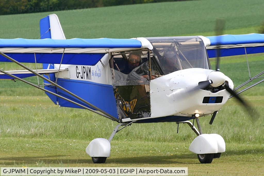 G-JPWM, 2005 Best Off Skyranger 912(2) C/N BMAA/HB/442, Pictured during the 2009 Microlight Trade Fair.