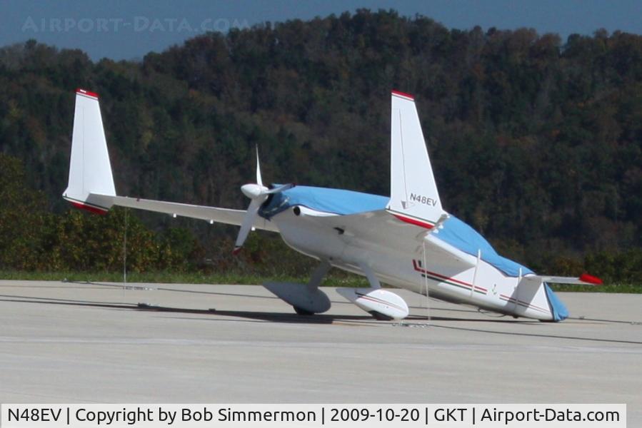 N48EV, 2007 Co-Z Cozy Mark IV C/N 823, On the ramp at Sevierville, TN