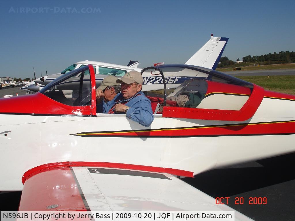 N596JB, 2000 Vans RV-6A C/N 24723, Jerry Bass on the ramp at Concord, NC