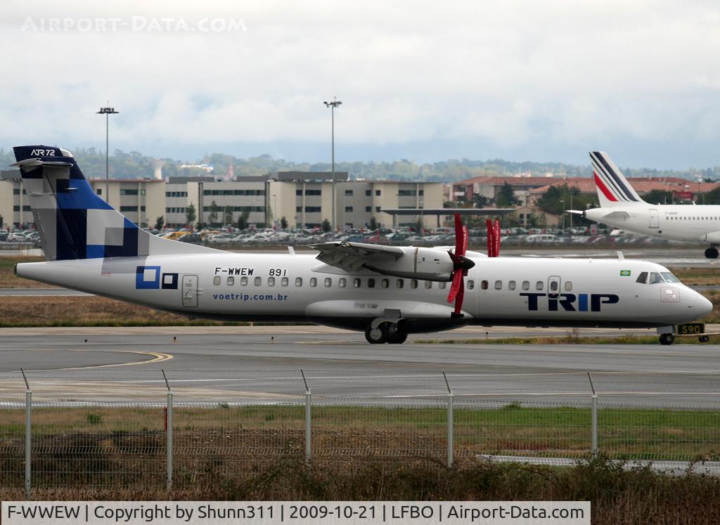 F-WWEW, 2009 ATR 72-212A C/N 891, C/n 891 - To PP-PTU
