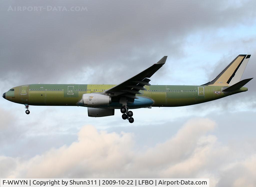 F-WWYN, 2009 Airbus A330-343X C/N 1063, C/n 1063 - For Oman Air