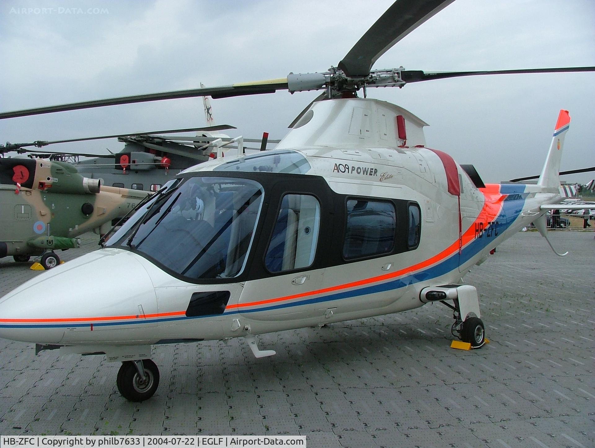 HB-ZFC, 2003 Agusta A-109E Power C/N 11164, Agusta a109 at Farnborough International 2004