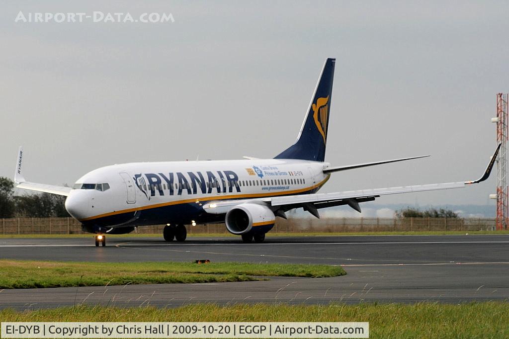 EI-DYB, 2008 Boeing 737-8AS C/N 33633, Ryanair