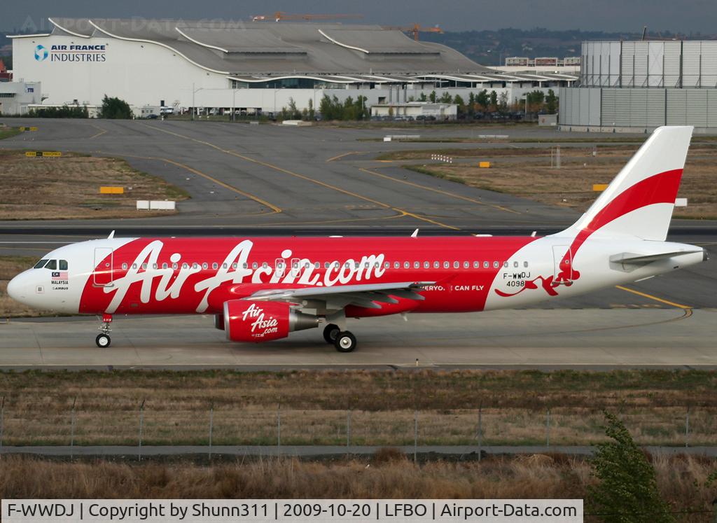 F-WWDJ, 2009 Airbus A320-216 C/N 4098, C/n 4098 - To be 9M-AHX
