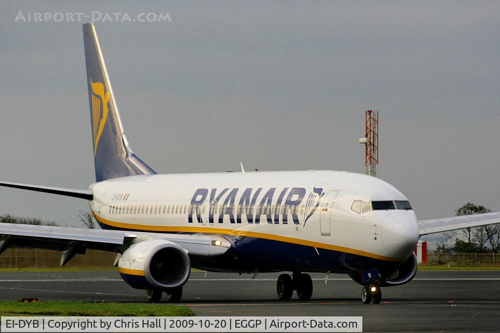 EI-DYB, 2008 Boeing 737-8AS C/N 33633, Ryanair