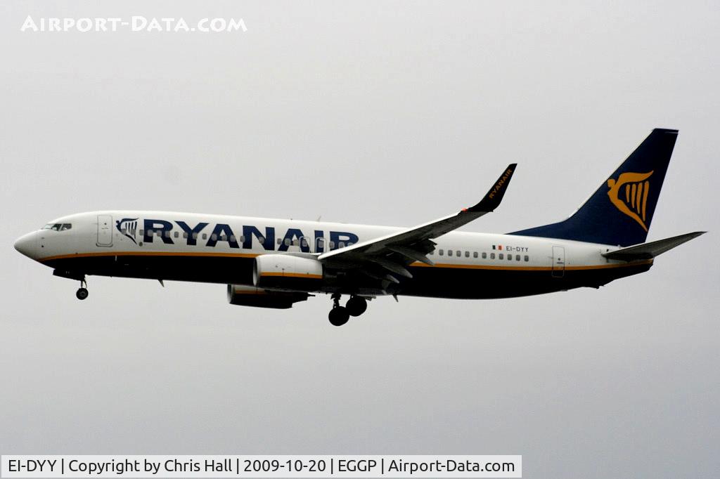 EI-DYY, 2008 Boeing 737-8AS C/N 37521, Ryanair